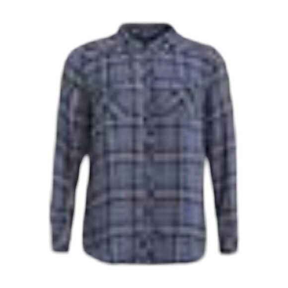 TORRID CHALLIS Button-Down LongSleeve Plaid Shirt Size 1X - Picture 13 of 14